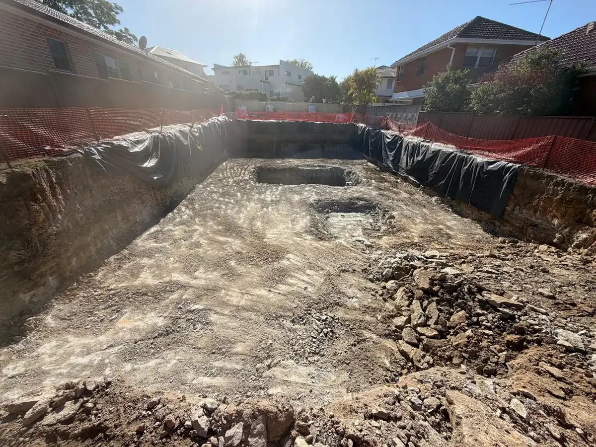Bulk excavation, Strathfield