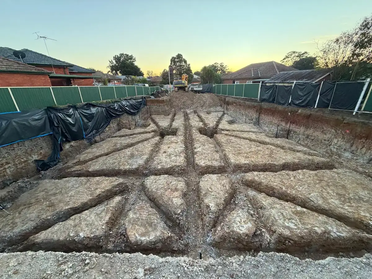 Detail excavation, Belmore
