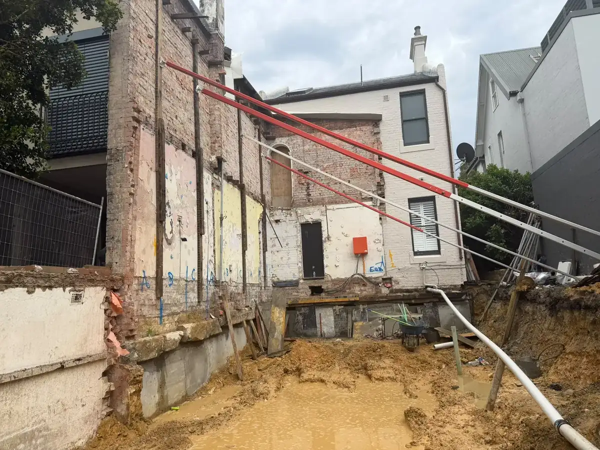 Remediation works, Glebe