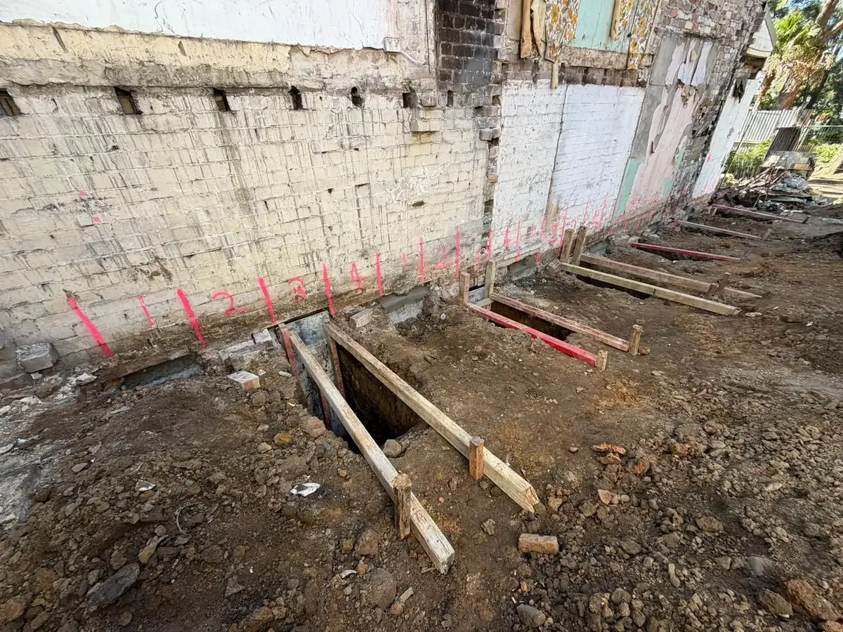 Remediation works, Newtown
