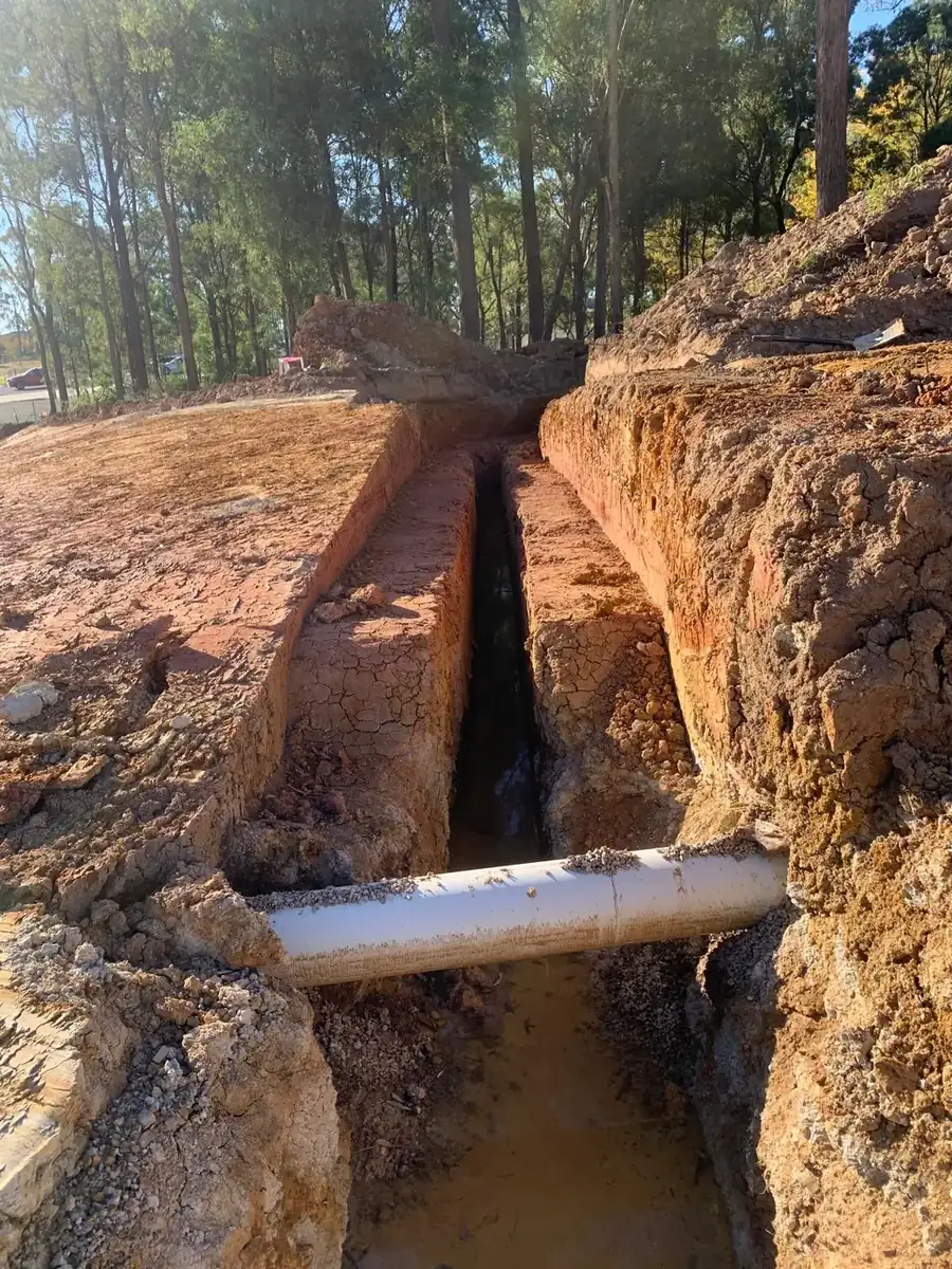Service trenching