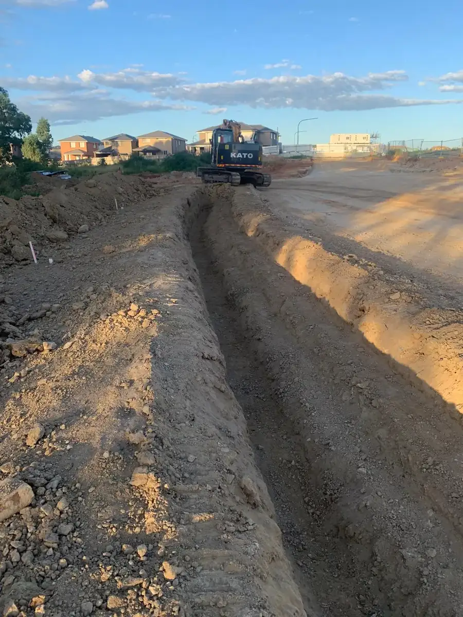 Service trenching